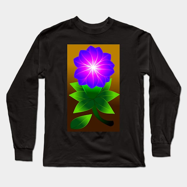 blooming flower Long Sleeve T-Shirt by Holisudin 